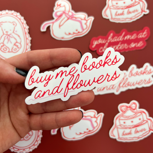 Valentine's Day Bookish Sticker Set