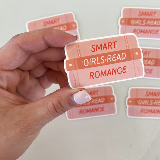 Smart Girls Read Romance Sticker