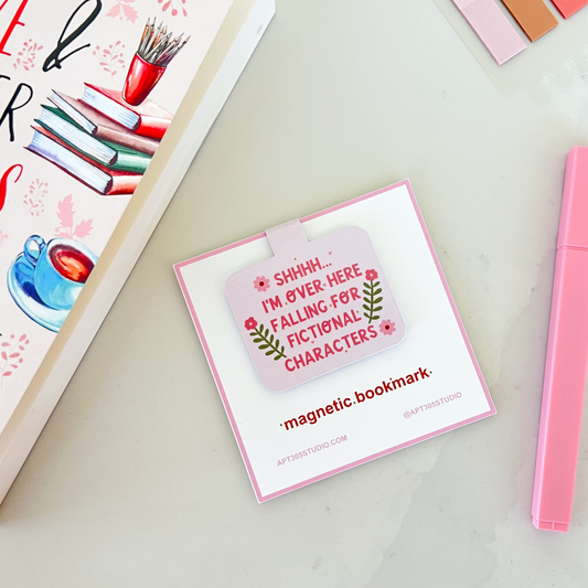 Falling for Fictional Characters Magnetic Bookmarks
