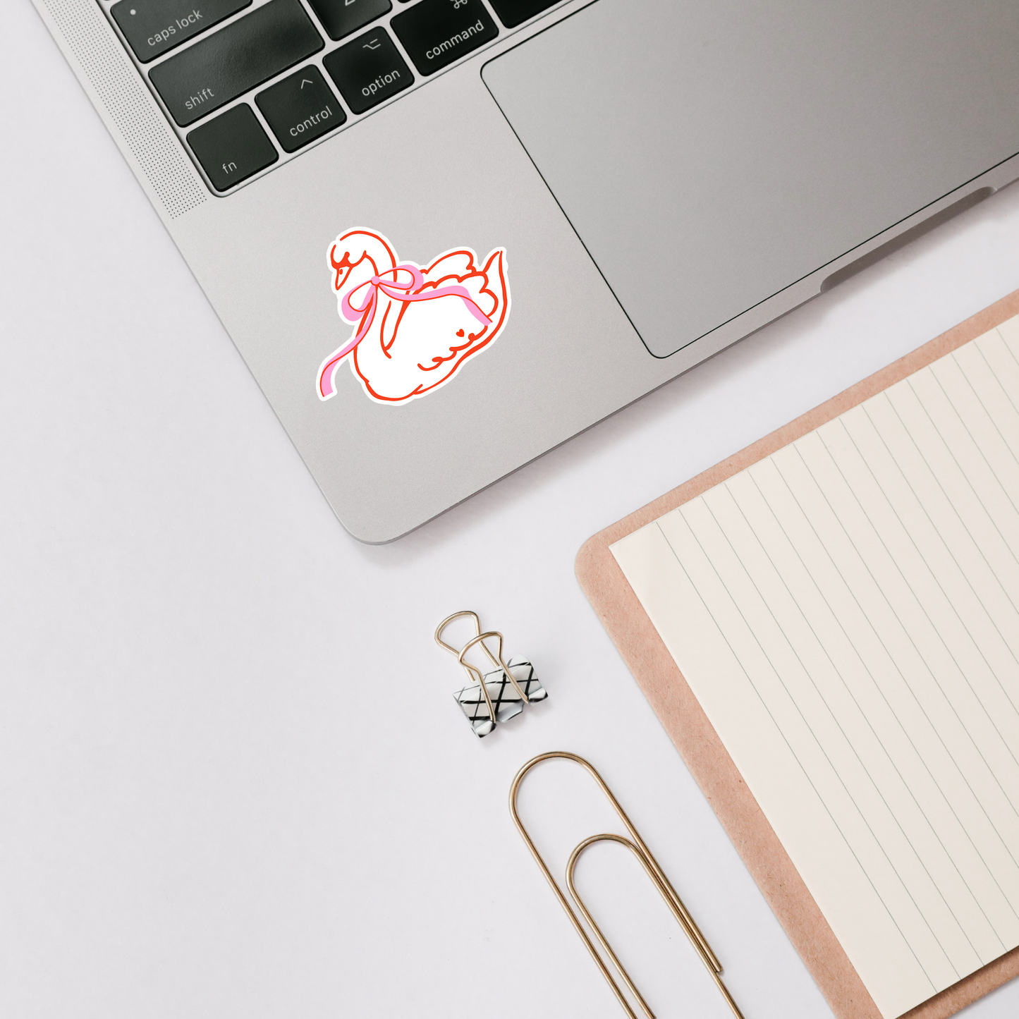 Coquette Swan Sticker