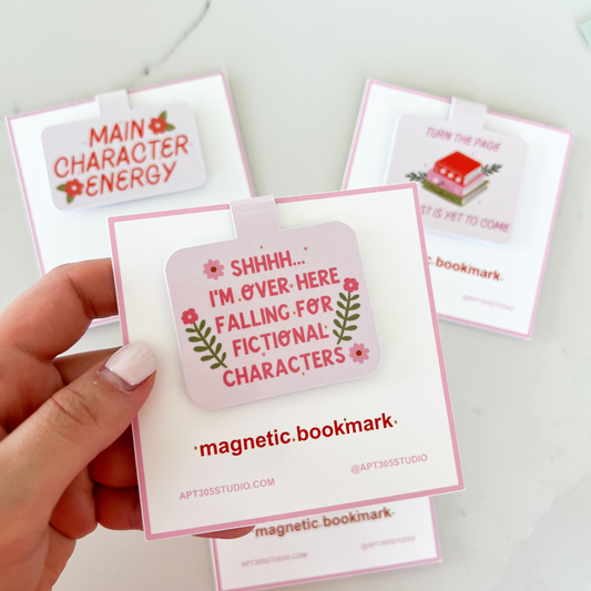 Bookish Magnetic Bookmark Set of 4