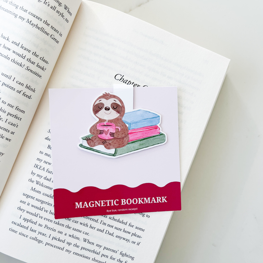 Sloth Magnetic Bookmark