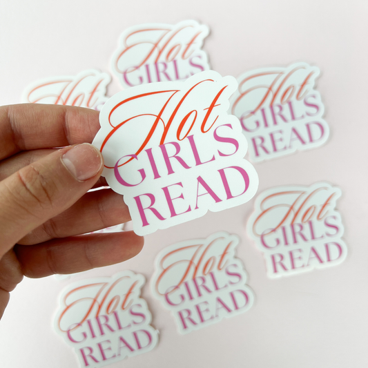 Hot Girls Read Bookish Sticker