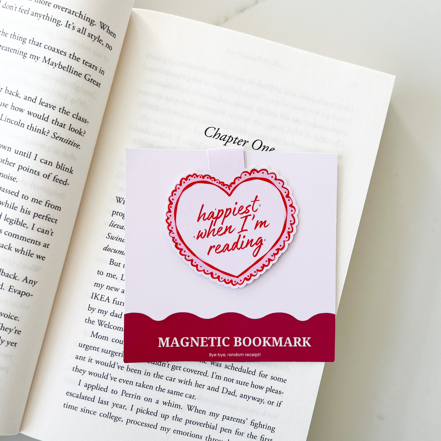 Happiest When I'm Reading Magnetic Bookmark