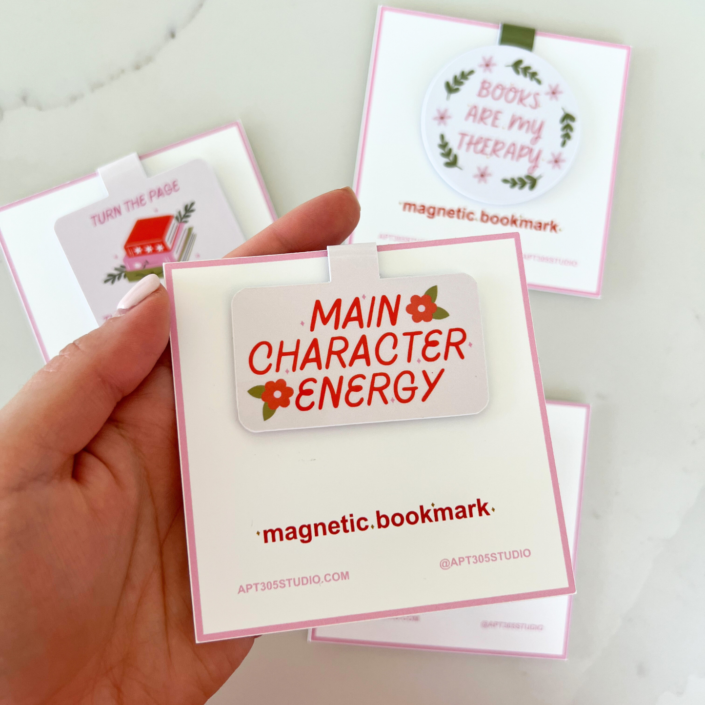 Bookish Magnetic Bookmark Set of 4