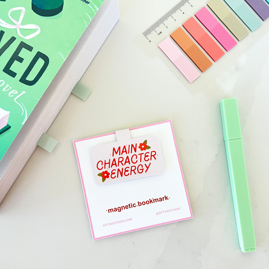 Main Character Energy Magnetic Bookmark