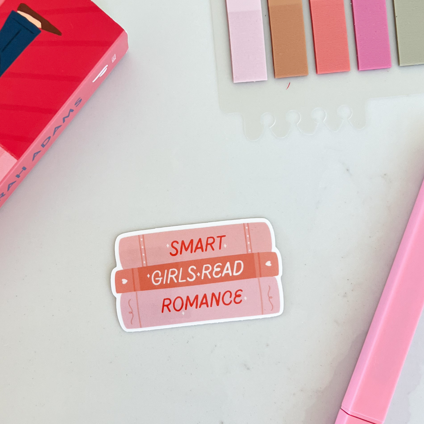 Smart Girls Read Romance Sticker