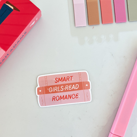 Smart Girls Read Romance Sticker