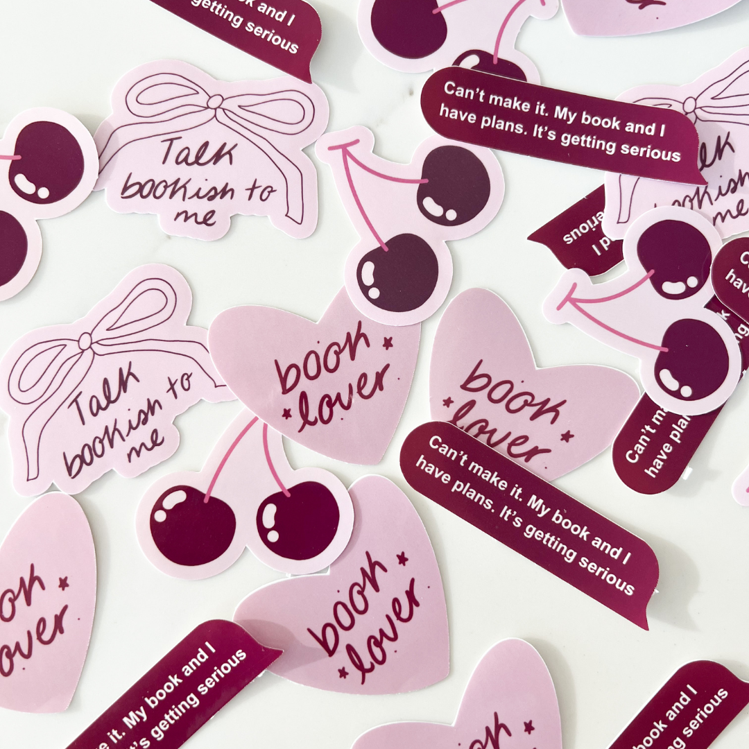 Book Lover Sticker Bundle Set of 4