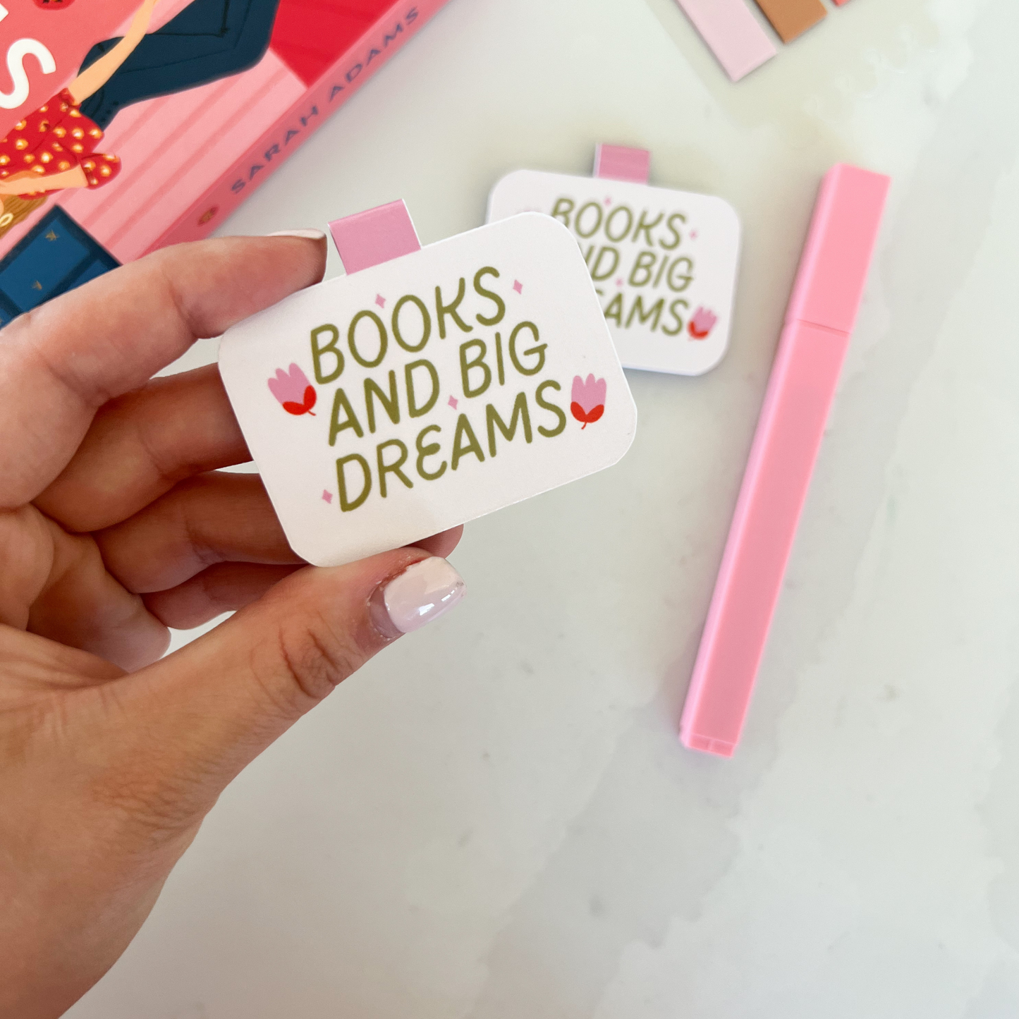 Books and Big Dreams Magnetic Bookmark