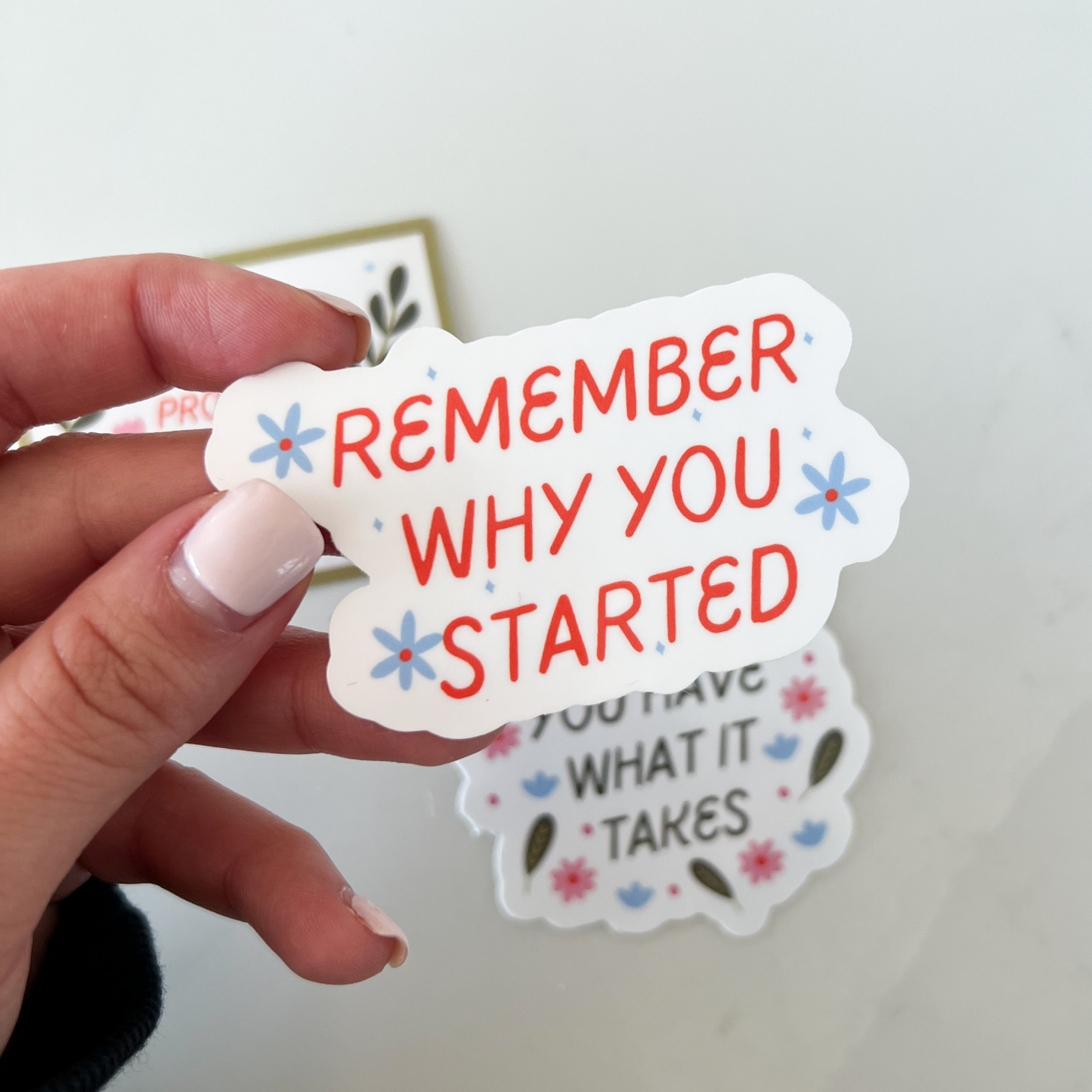 Motivational Sticker Set of 3