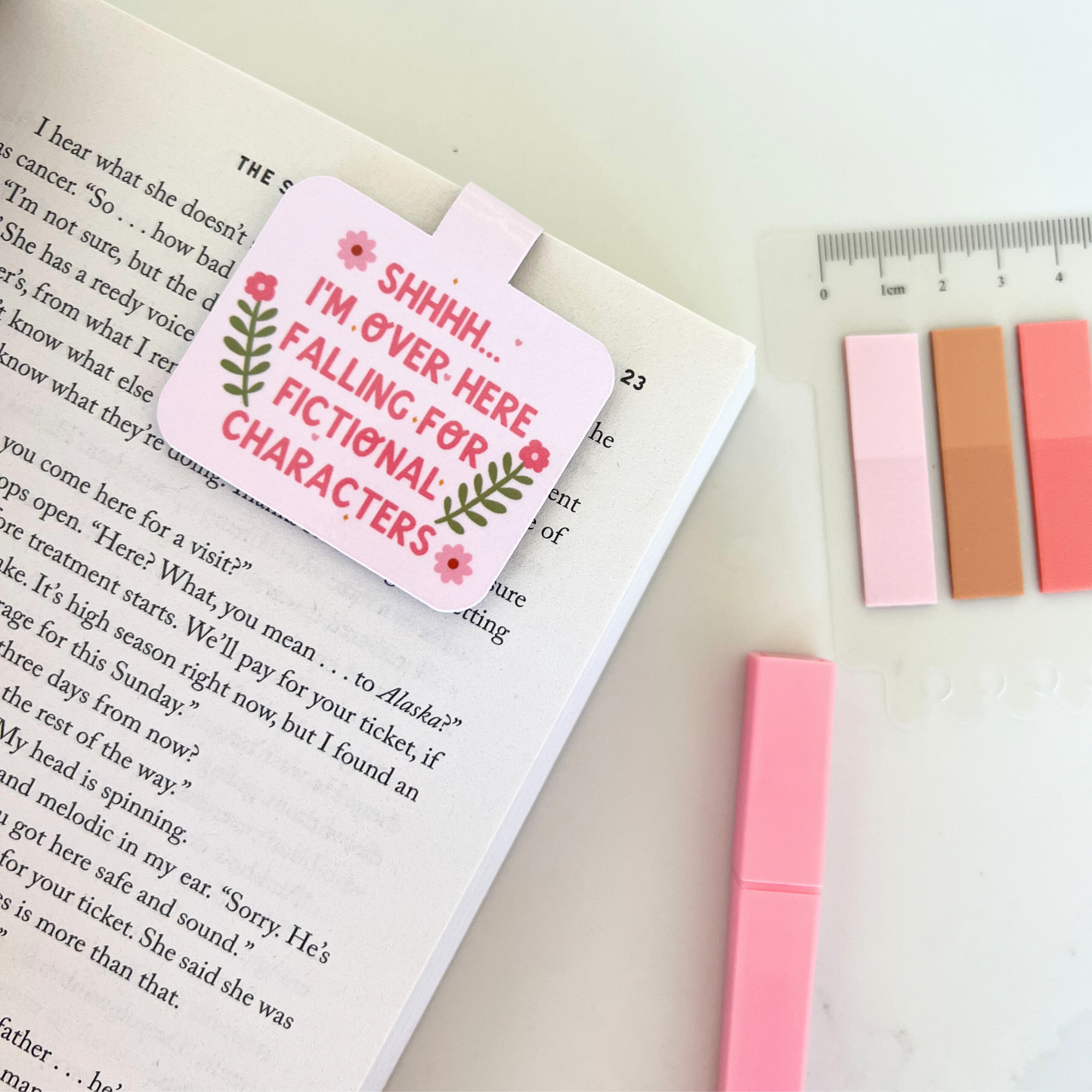 Falling for Fictional Characters Magnetic Bookmarks