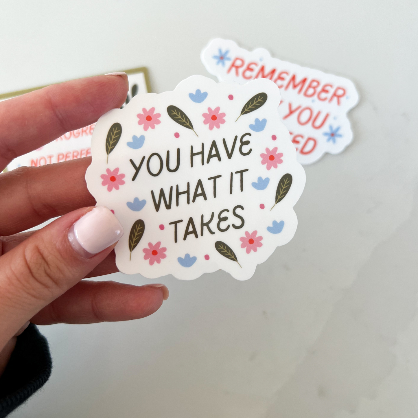 Motivational Sticker Set of 3