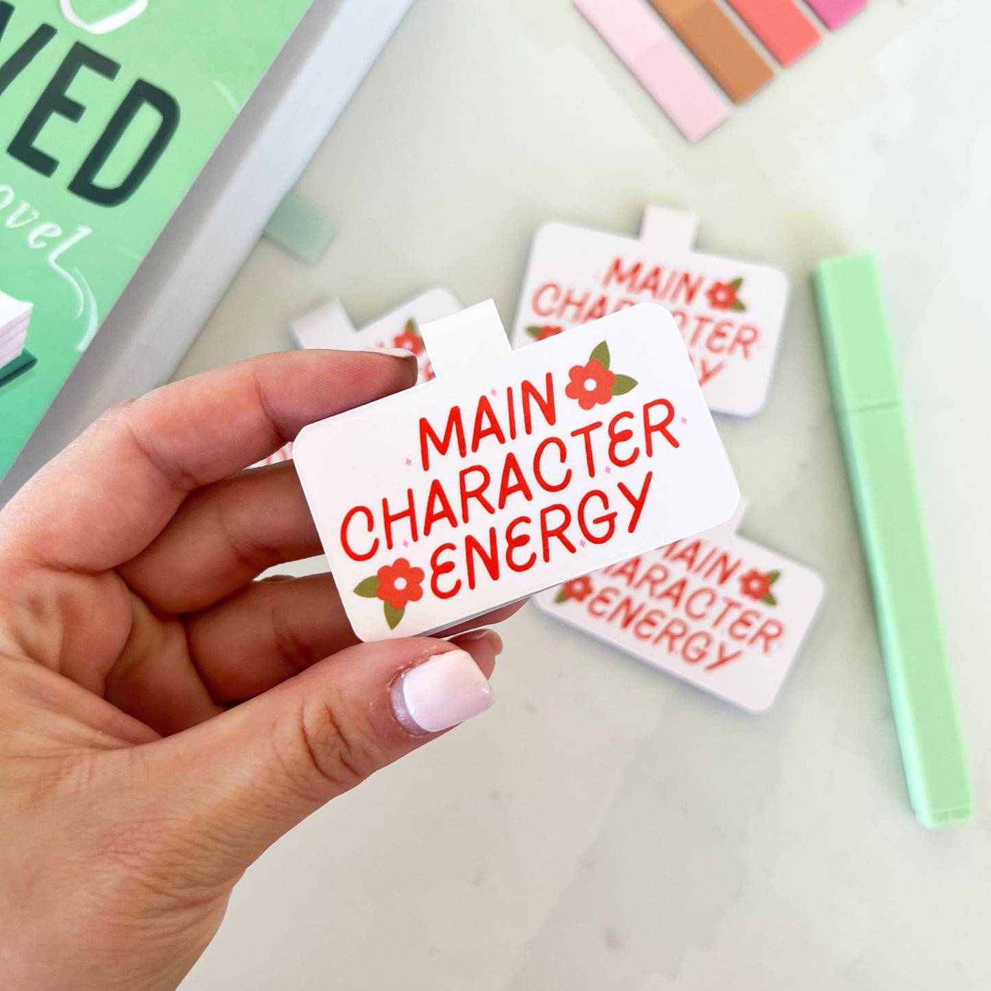 Main Character Energy Magnetic Bookmark