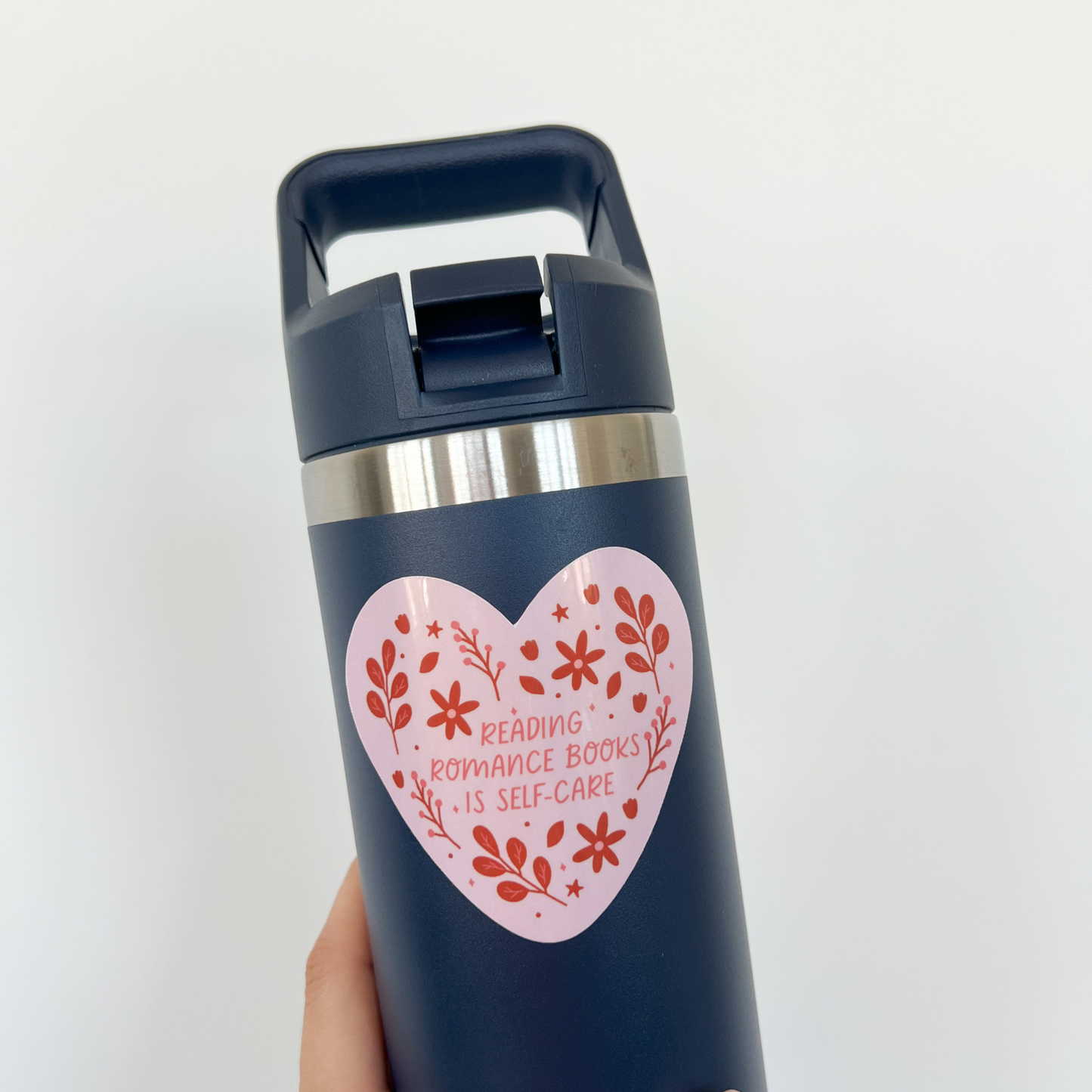 Reading Romance Books is Self-Care Sticker