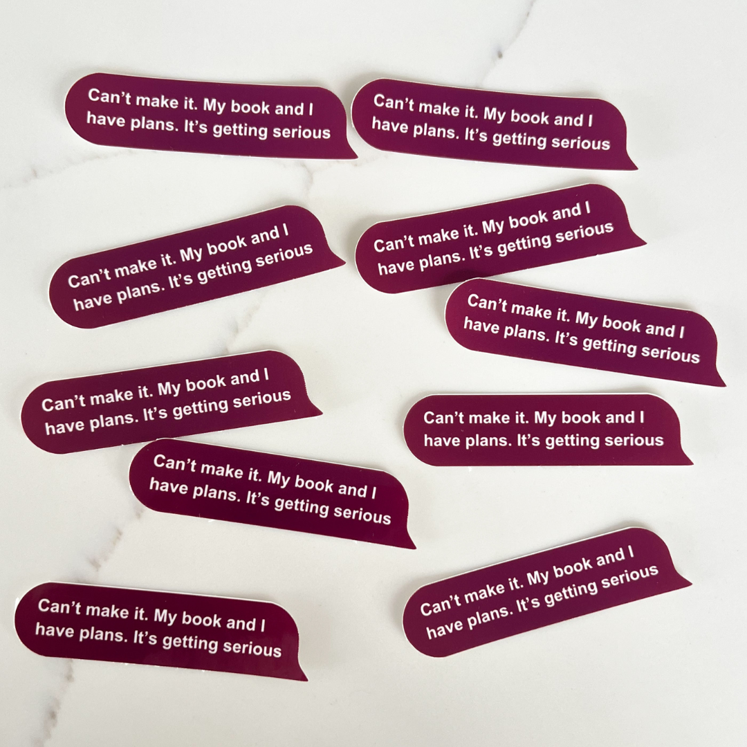 Book Lover Sticker Bundle Set of 4