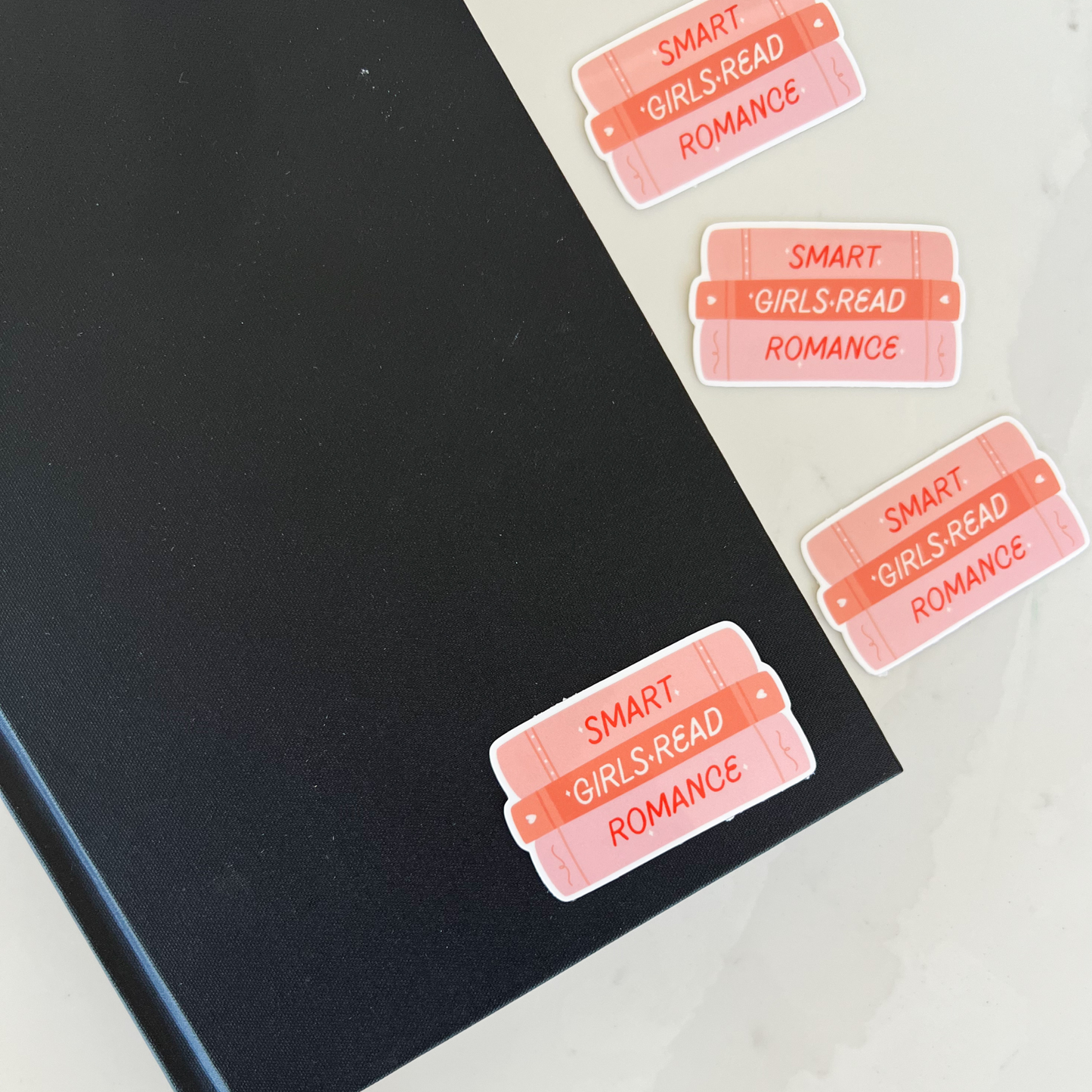 Smart Girls Read Romance Sticker