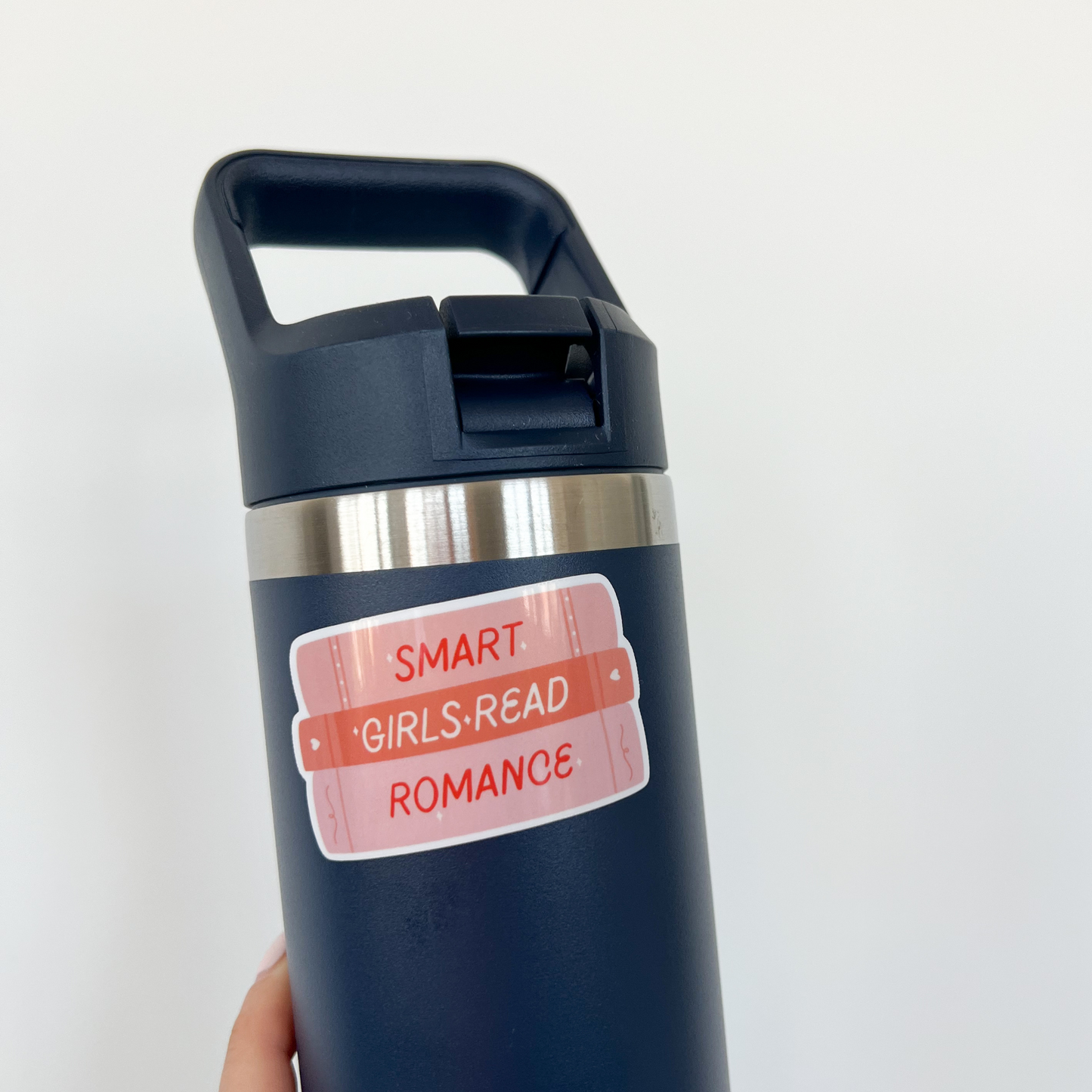 Smart Girls Read Romance Sticker