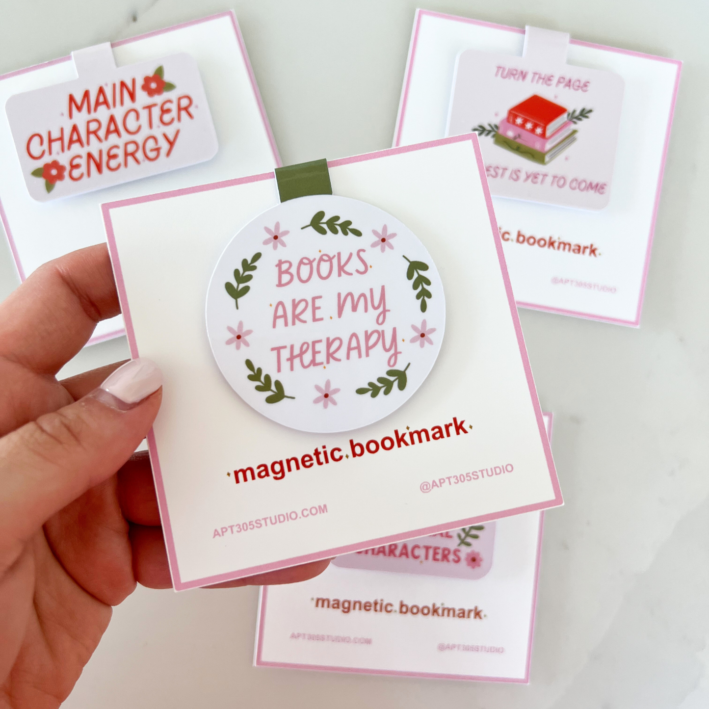 Bookish Magnetic Bookmark Set of 4