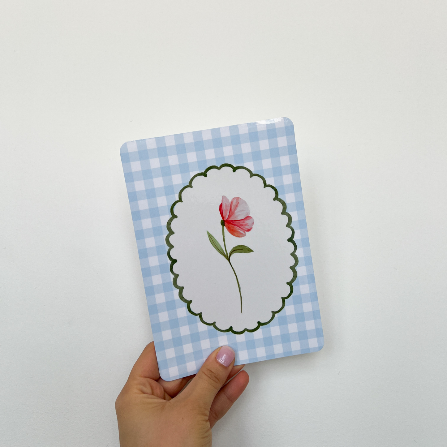 Spring Gingham Kindle Inserts
