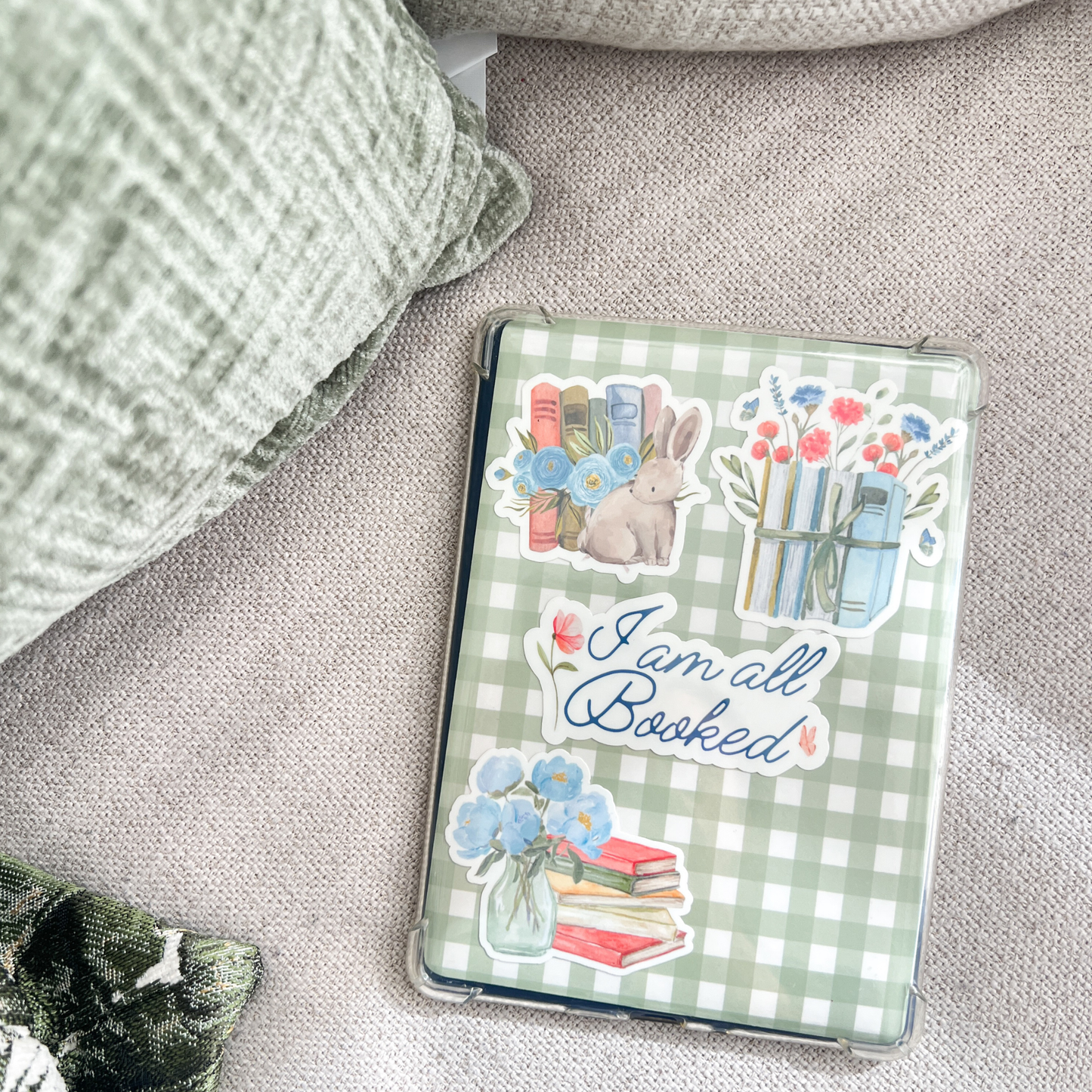Spring Bookish Stickers Set