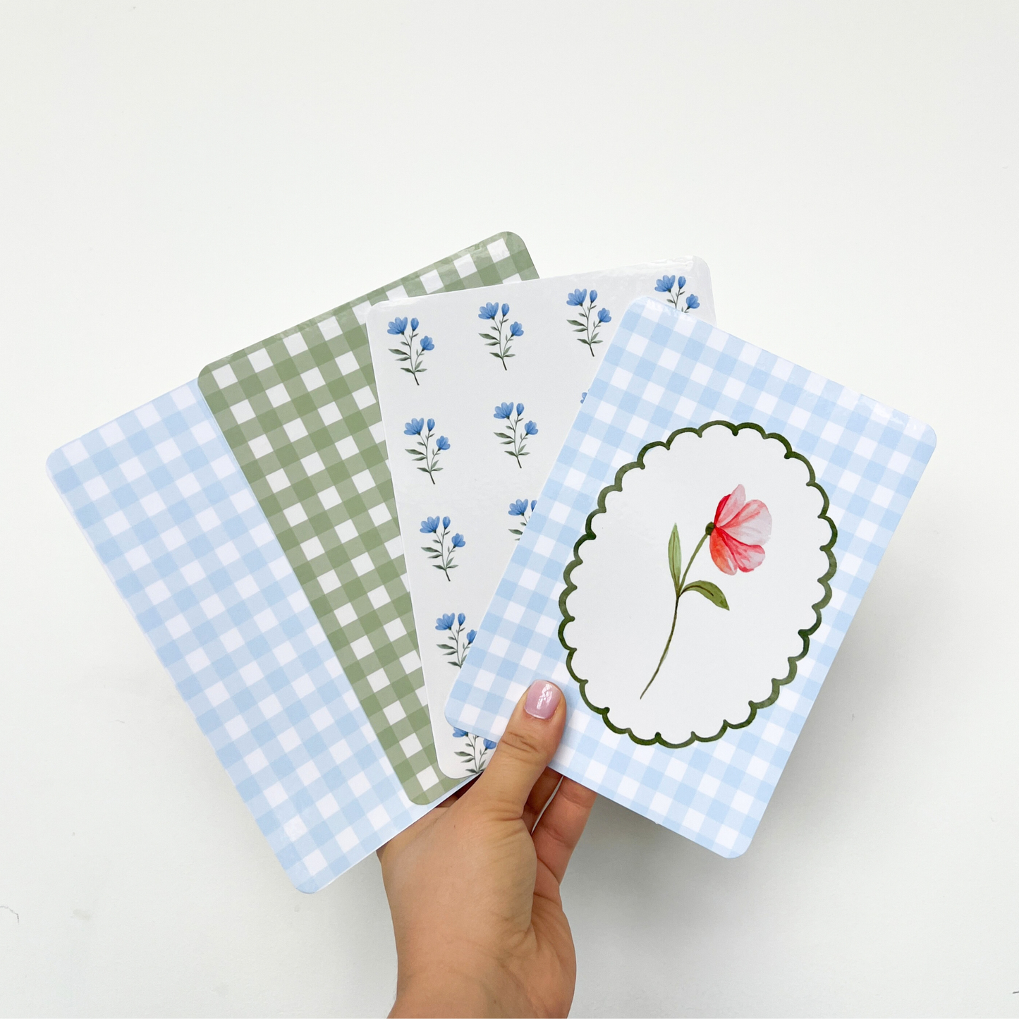 Spring Gingham Kindle Inserts