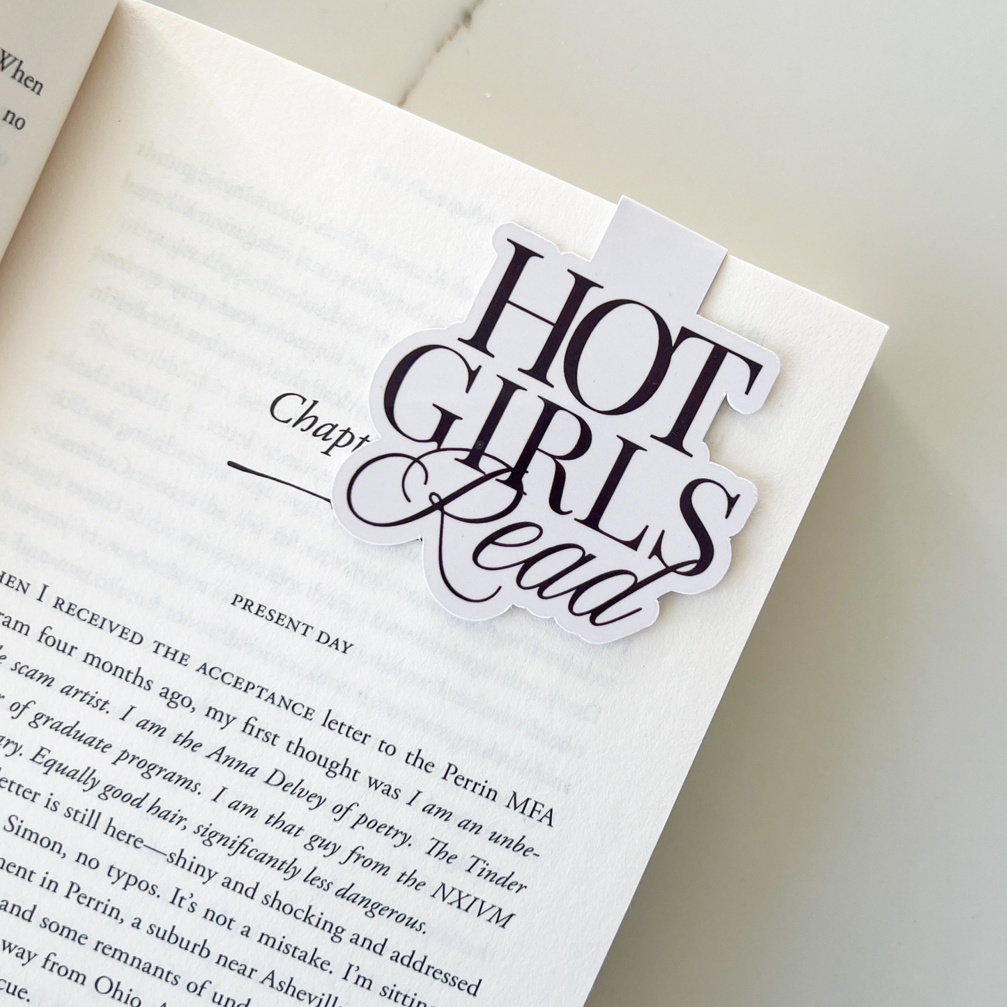 Hot Girls Read Magnetic Bookmark