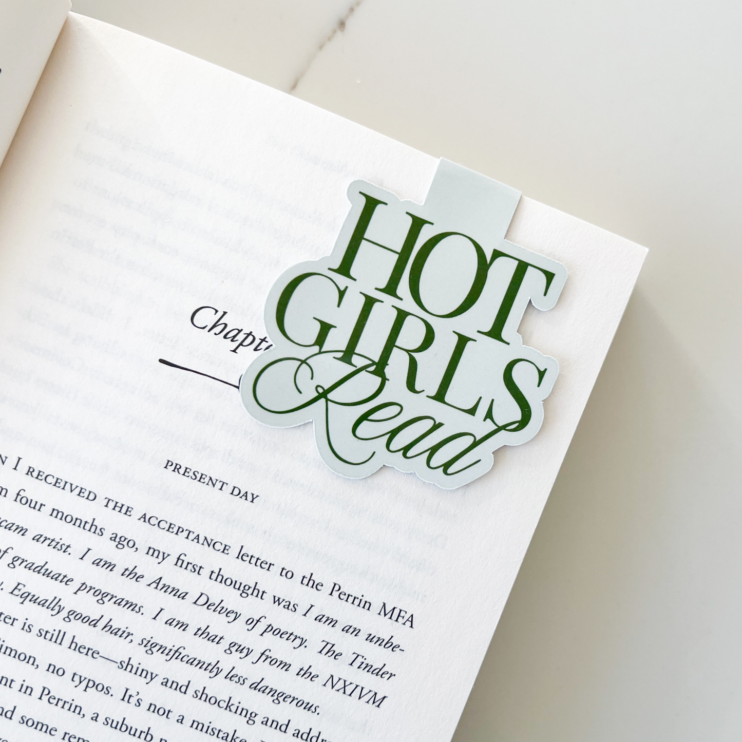Hot Girls Read Magnetic Bookmark
