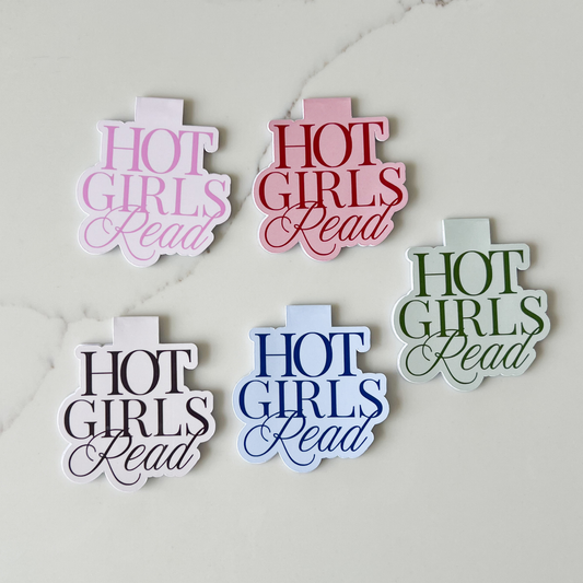 Hot Girls Read Magnetic Bookmark