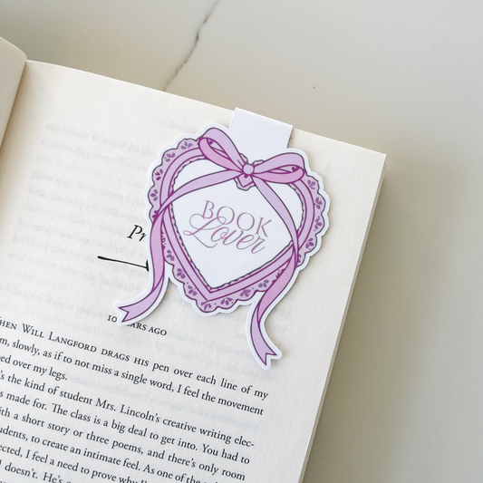 Coquette Heart Magnetic Bookmark