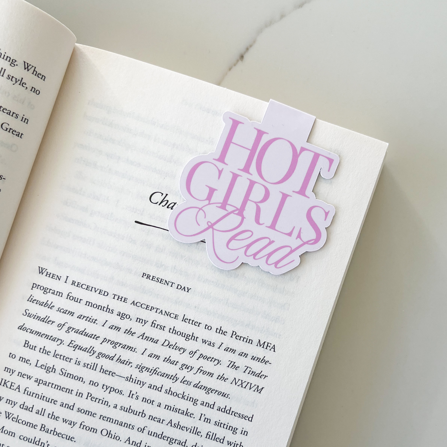 Hot Girls Read Magnetic Bookmark