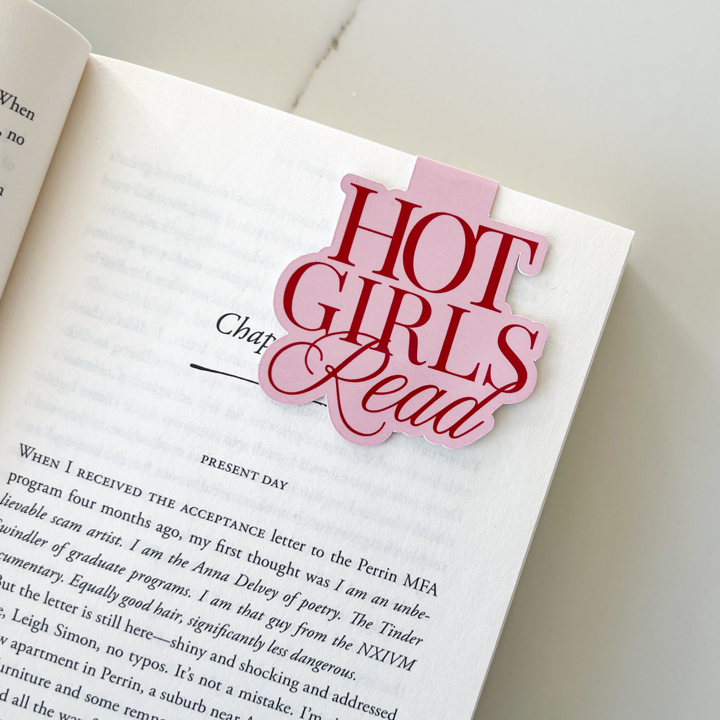 Hot Girls Read Magnetic Bookmark